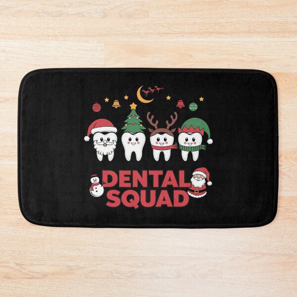 Item preview, Dental Squad Christmas Tree Santa Reindeer Elf Teeth Dentist designed and sold by HuValverdeArt.