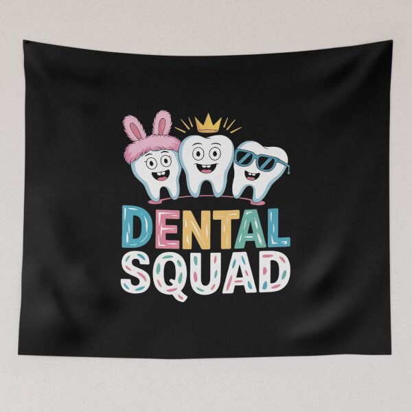 Item preview, Dental Squad Cute Tooth Bunny Rabbit Easter Dentist designed and sold by HuValverdeArt.
