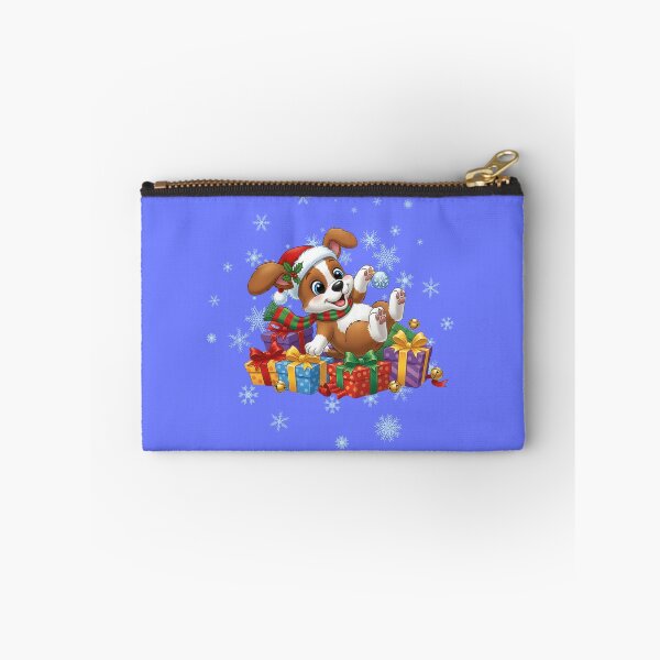 Item preview, Boys and Girls Cute Mischievous Christmas Puppy  designed and sold by LANCEWISEMEDIA.