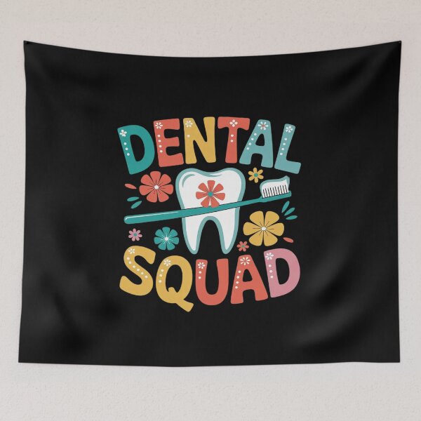 Item preview, Dental Squad Flower Dentist Team  designed and sold by GGrizeldaRivas.