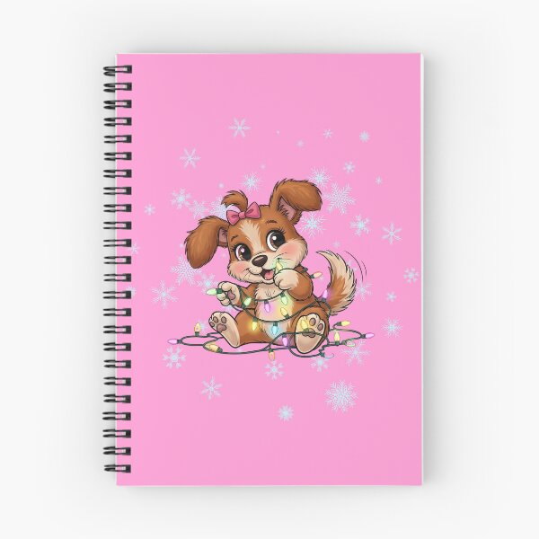Item preview, Girls Cute Mischievous Christmas Puppy  designed and sold by LANCEWISEMEDIA.