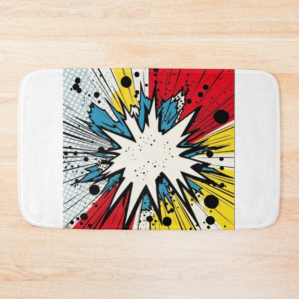 Item preview, Dynamic Pop Art Explosion Panel: A Comic Book Style Burst of Primary Colors and High-Impact Energy. designed and sold by Epsydon Designers.