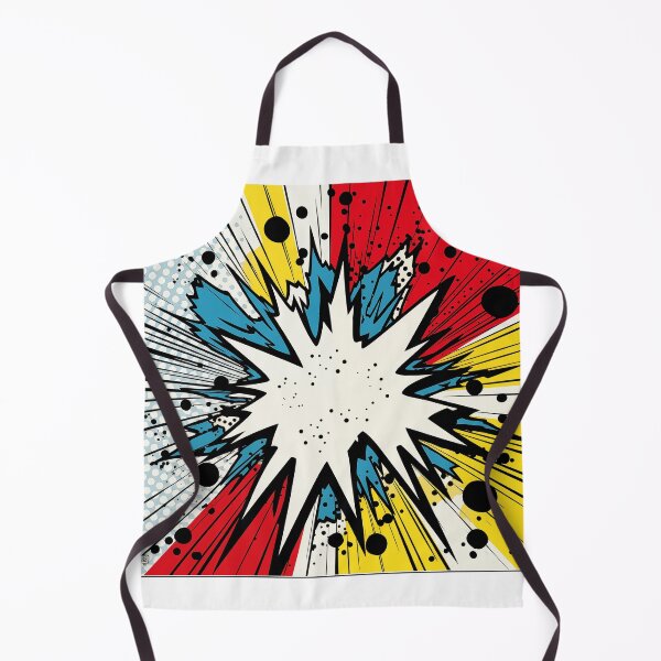 Item preview, Dynamic Pop Art Explosion Panel: A Comic Book Style Burst of Primary Colors and High-Impact Energy. designed and sold by Epsydon Designers.