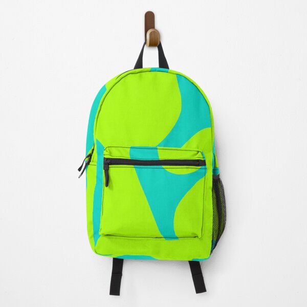 Item preview, Abstract wavy green neon color designed and sold by BeebooDesign.