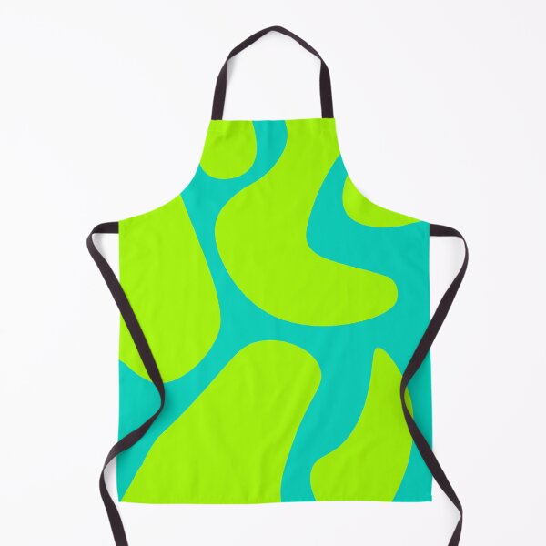 Item preview, Abstract wavy green neon color designed and sold by BeebooDesign.