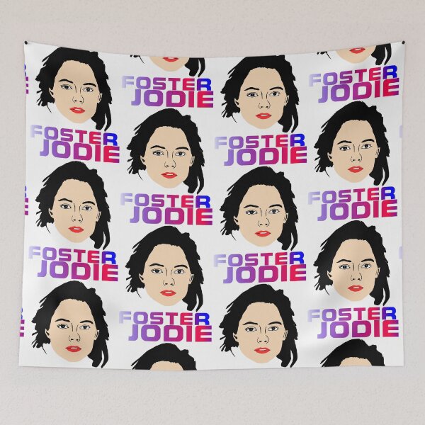 Item preview, Jodie Foster illustration designed and sold by ZooStateofMind.