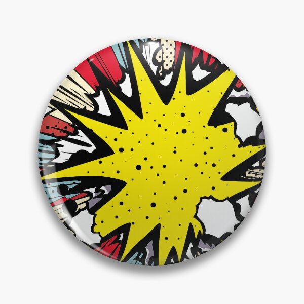 Item preview, Dynamic Pop Art Explosion Panel: A Comic Book Style Burst of Primary Colors and High-Impact Energy. designed and sold by Epsydon Designers.