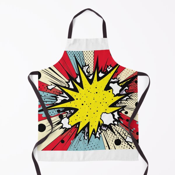 Item preview, Dynamic Pop Art Explosion Panel: A Comic Book Style Burst of Primary Colors and High-Impact Energy. designed and sold by Epsydon Designers.
