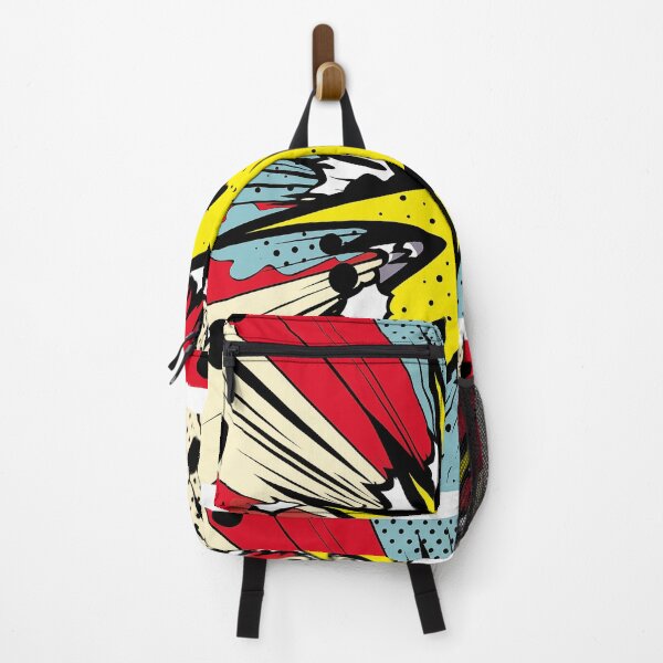 Item preview, Dynamic Pop Art Explosion Panel: A Comic Book Style Burst of Primary Colors and High-Impact Energy. designed and sold by Epsydon Designers.