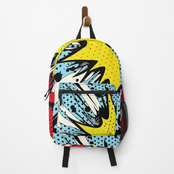 Item preview, Dynamic Pop Art Explosion Panel: A Comic Book Style Burst of Primary Colors and High-Impact Energy. designed and sold by Epsydon Designers.