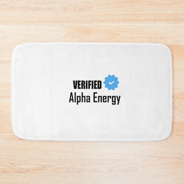 Item preview, Verified Alpha Energy – Confidence Power Quote Sticker designed and sold by GriffinRey.