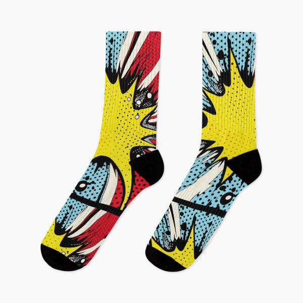 Item preview, Dynamic Pop Art Explosion Panel: A Comic Book Style Burst of Primary Colors and High-Impact Energy. designed and sold by Epsydon Designers.