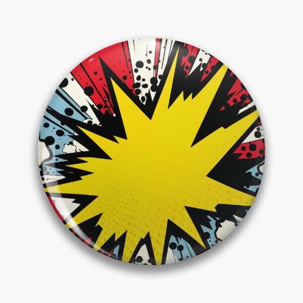 Item preview, Dynamic Pop Art Explosion Panel: A Comic Book Style Burst of Primary Colors and High-Impact Energy. designed and sold by Epsydon Designers.