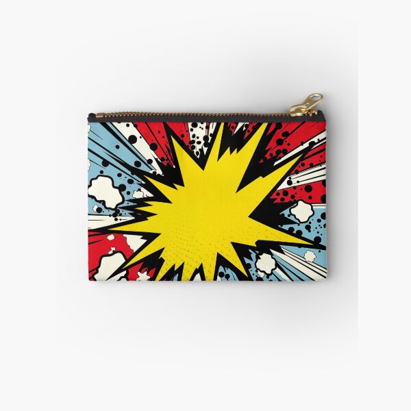 Item preview, Dynamic Pop Art Explosion Panel: A Comic Book Style Burst of Primary Colors and High-Impact Energy. designed and sold by Epsydon Designers.
