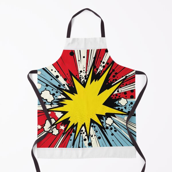 Item preview, Dynamic Pop Art Explosion Panel: A Comic Book Style Burst of Primary Colors and High-Impact Energy. designed and sold by Epsydon Designers.