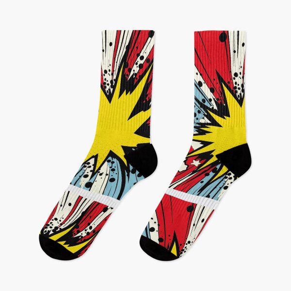 Item preview, Dynamic Pop Art Explosion Panel: A Comic Book Style Burst of Primary Colors and High-Impact Energy. designed and sold by Epsydon Designers.