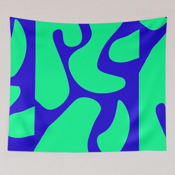 Item preview, Copy of Abstract wavy green neon color designed and sold by BeebooDesign.