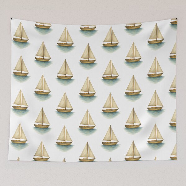 Item preview, Sailboat - COASTAL COLLECTION designed and sold by autumnallen15.