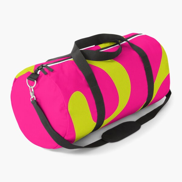 Item preview, Abstract wavy pink yellow neon color designed and sold by BeebooDesign.