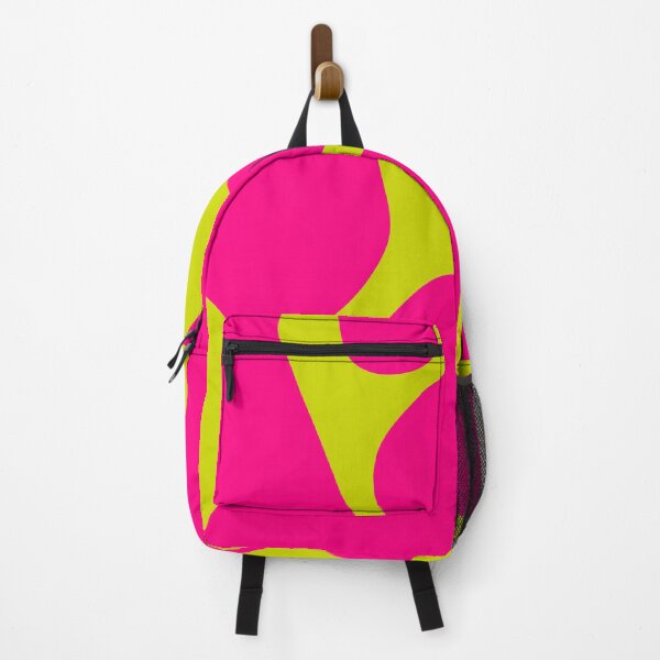 Item preview, Abstract wavy pink yellow neon color designed and sold by BeebooDesign.