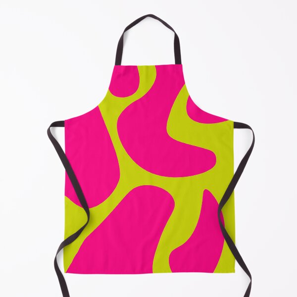Item preview, Abstract wavy pink yellow neon color designed and sold by BeebooDesign.
