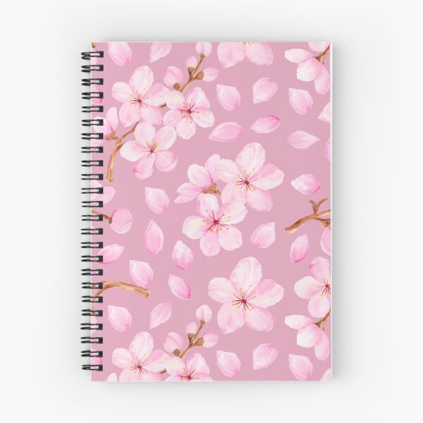 Item preview, Watercolor Pink Cherry Blossom Pattern designed and sold by SmallDart Creations.