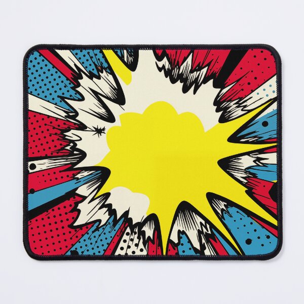 Item preview, Dynamic Pop Art Explosion Panel: A Comic Book Style Burst of Primary Colors and High-Impact Energy. designed and sold by Epsydon Designers.