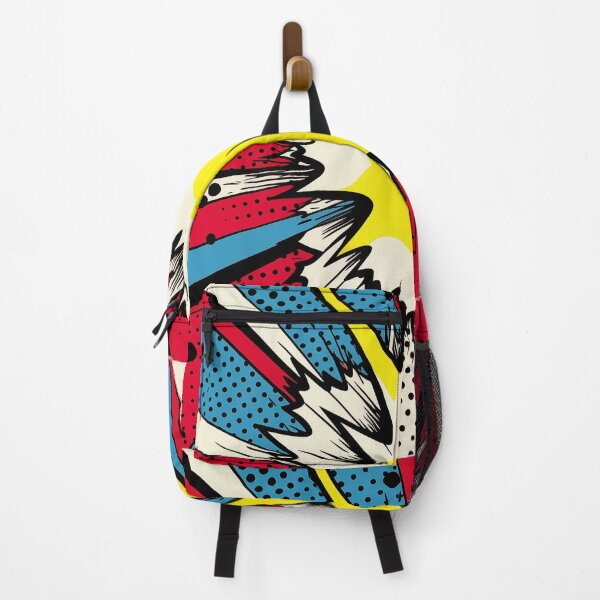 Item preview, Dynamic Pop Art Explosion Panel: A Comic Book Style Burst of Primary Colors and High-Impact Energy. designed and sold by Epsydon Designers.