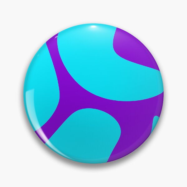 Item preview, Abstract wavy turquoise purple neon color designed and sold by BeebooDesign.