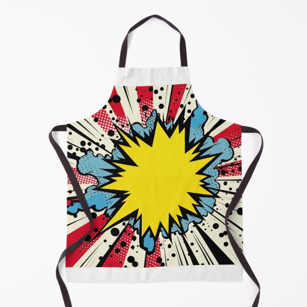 Item preview, Dynamic Pop Art Explosion Panel: A Comic Book Style Burst of Primary Colors and High-Impact Energy. designed and sold by Epsydon Designers.