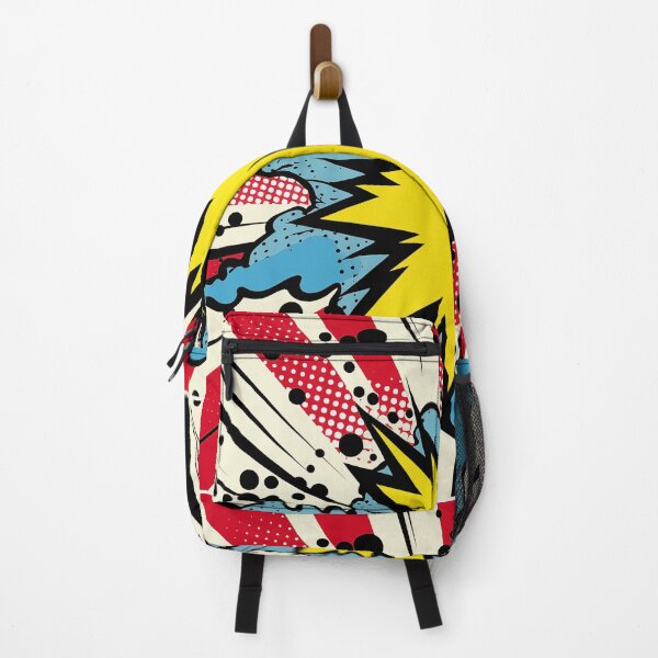 Item preview, Dynamic Pop Art Explosion Panel: A Comic Book Style Burst of Primary Colors and High-Impact Energy. designed and sold by Epsydon Designers.