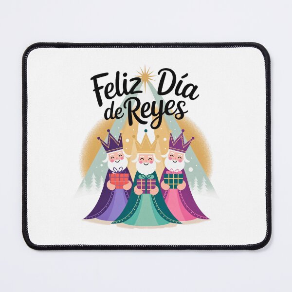Item preview, Feliz Día de Reyes – Three Kings Day Epiphany Celebration Art designed and sold by BunBuntheDog-.
