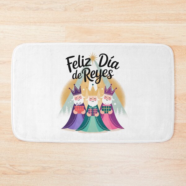 Item preview, Feliz Día de Reyes – Three Kings Day Epiphany Celebration Art designed and sold by BunBuntheDog-.