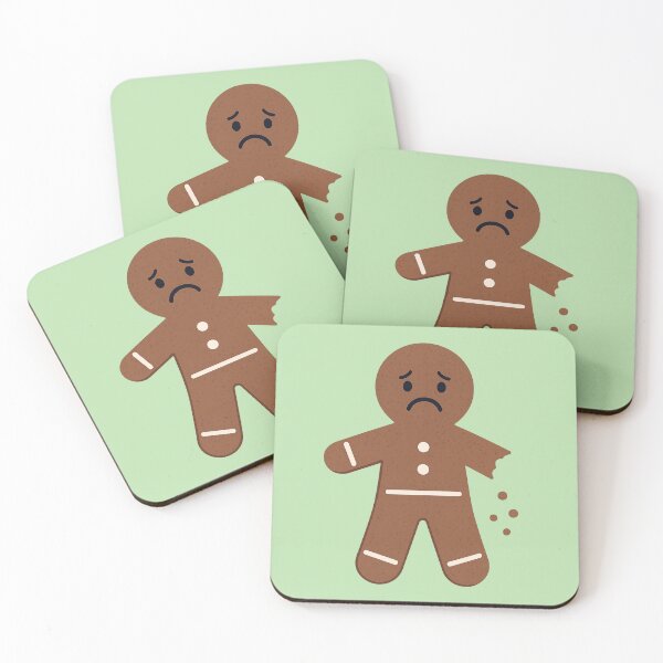 Item preview, Gingerbread Man Sad – Funny Bitten Cookie Christmas Design designed and sold by BROHLine Studio.