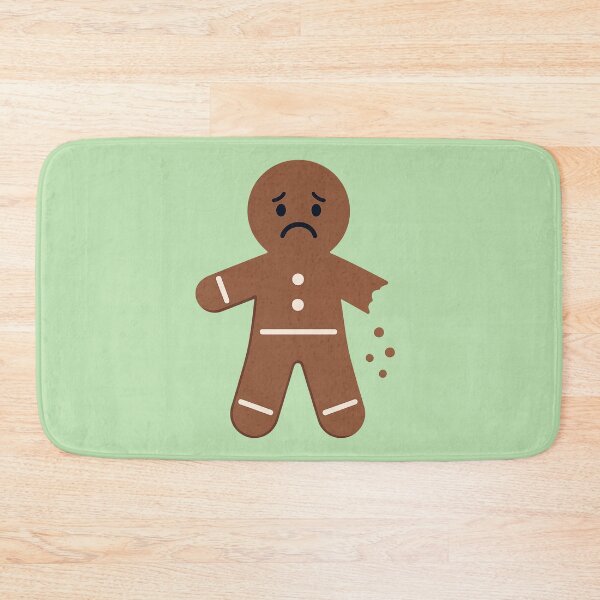 Item preview, Gingerbread Man Sad – Funny Bitten Cookie Christmas Design designed and sold by BROHLine Studio.