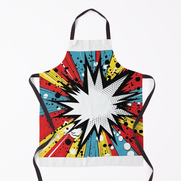 Item preview, Dynamic Pop Art Explosion Panel: A Comic Book Style Burst of Primary Colors and High-Impact Energy. designed and sold by Epsydon Designers.