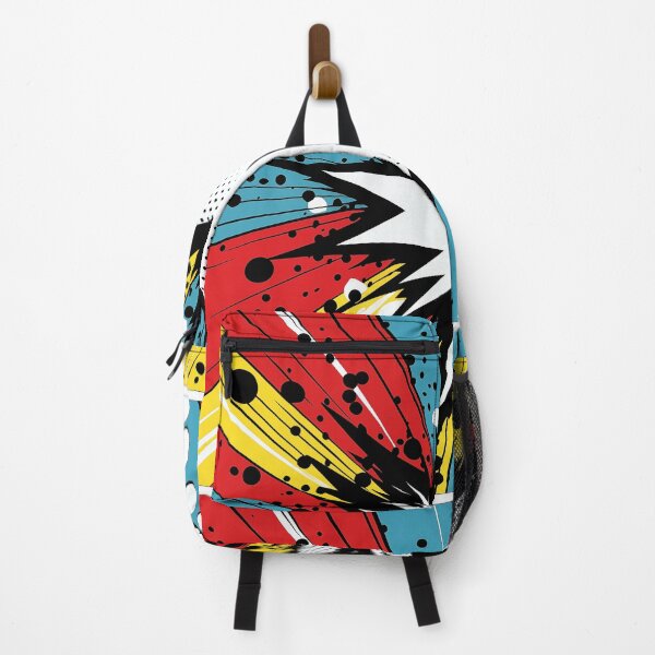 Item preview, Dynamic Pop Art Explosion Panel: A Comic Book Style Burst of Primary Colors and High-Impact Energy. designed and sold by Epsydon Designers.