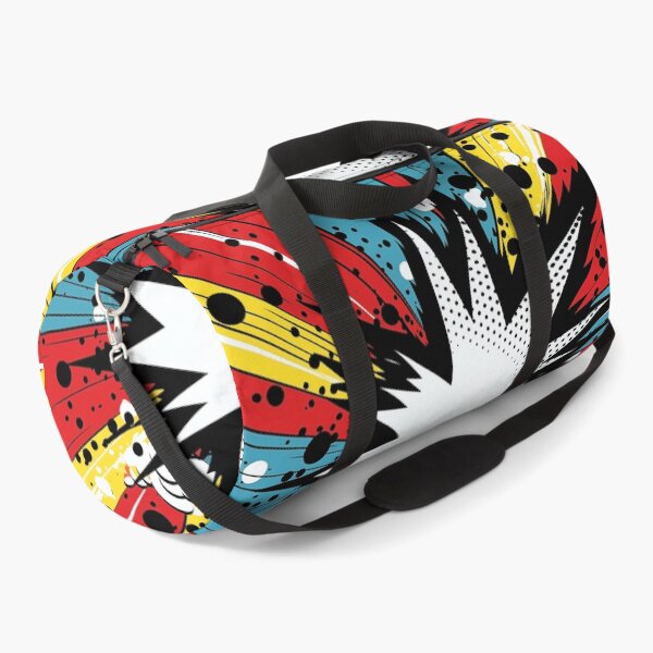 Item preview, Dynamic Pop Art Explosion Panel: A Comic Book Style Burst of Primary Colors and High-Impact Energy. designed and sold by Epsydon Designers.