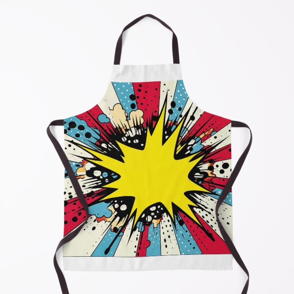 Item preview, Dynamic Pop Art Explosion Panel: A Comic Book Style Burst of Primary Colors and High-Impact Energy. designed and sold by Epsydon Designers.