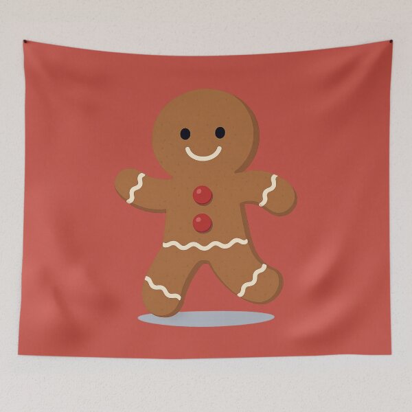 Item preview, Gingerbread Man Dancing – Cute Christmas Cookie Design designed and sold by BROHLine Studio.
