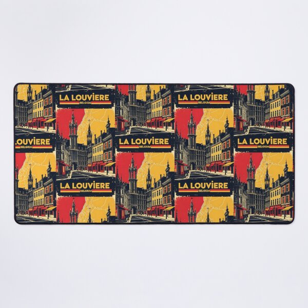 Item preview, La Louviere Belgium 1950s Vintage Travel Tourism designed and sold by TravelersGems.