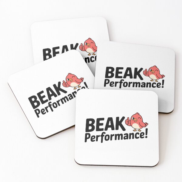 Item preview, Beak Performance! Cute Bird Pun designed and sold by PMCreative.