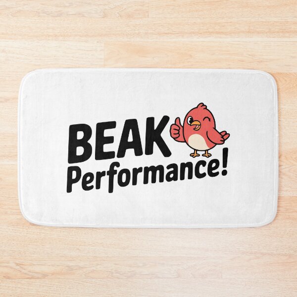 Item preview, Beak Performance! Cute Bird Pun designed and sold by PMCreative.