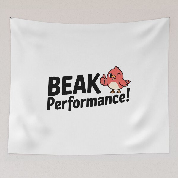Item preview, Beak Performance! Cute Bird Pun designed and sold by PMCreative.