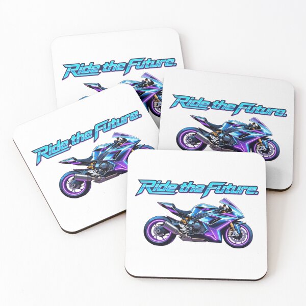 Item preview, Colorful Futuristic Motorcycle  designed and sold by Midiss.