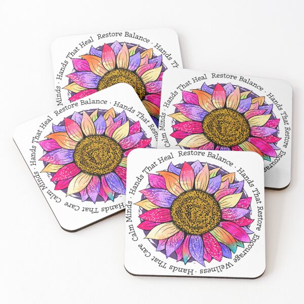 Item preview, Sunflower - Massage Therapist, Reiki & Reflexology designed and sold by LagomCreative.