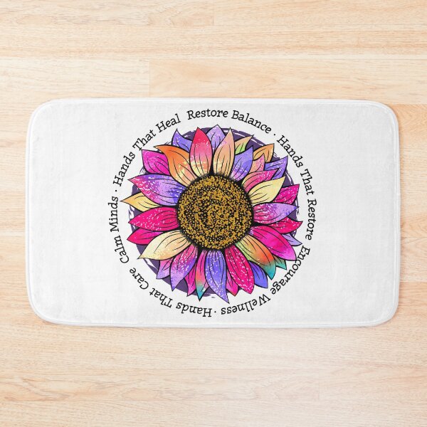Item preview, Sunflower - Massage Therapist, Reiki & Reflexology designed and sold by LagomCreative.