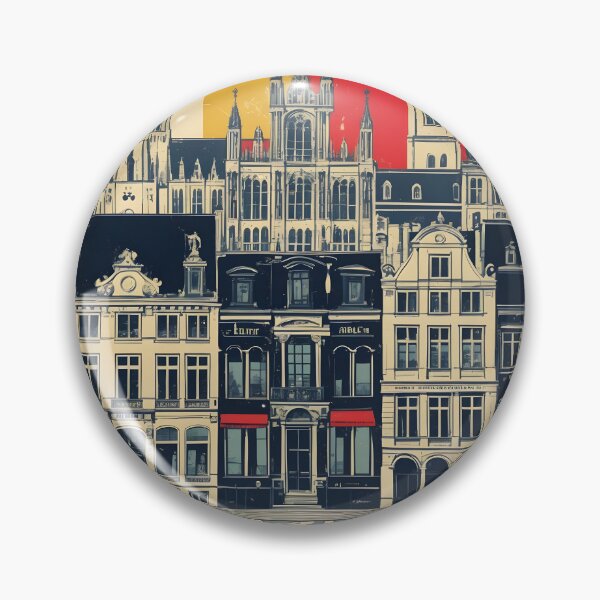 Item preview, Liege Belgium 1950s Vintage Travel Tourism designed and sold by TravelersGems.