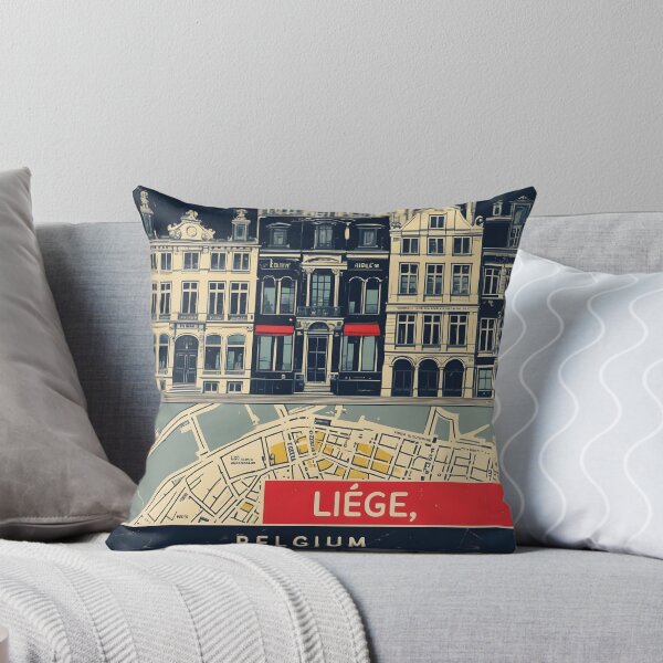 Item preview, Liege Belgium 1950s Vintage Travel Tourism designed and sold by TravelersGems.