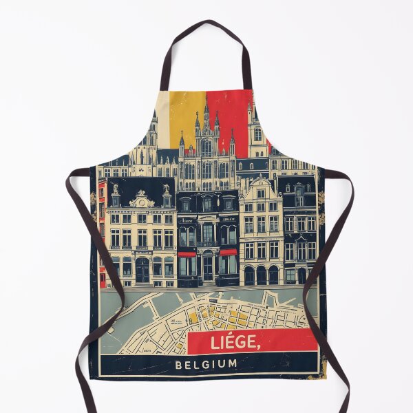 Item preview, Liege Belgium 1950s Vintage Travel Tourism designed and sold by TravelersGems.